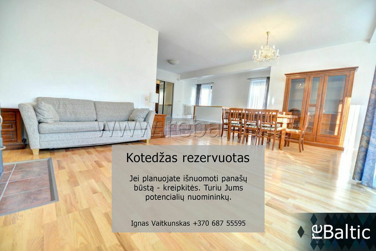 Nuomojamas namas Krivių g., Užupis, Vilniaus m., Vilniaus m. sav., 270 m2 ploto, 3 aukštai 1